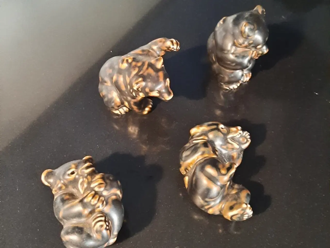 Billede 2 - Figurer bjørne kongeligt porcelæn