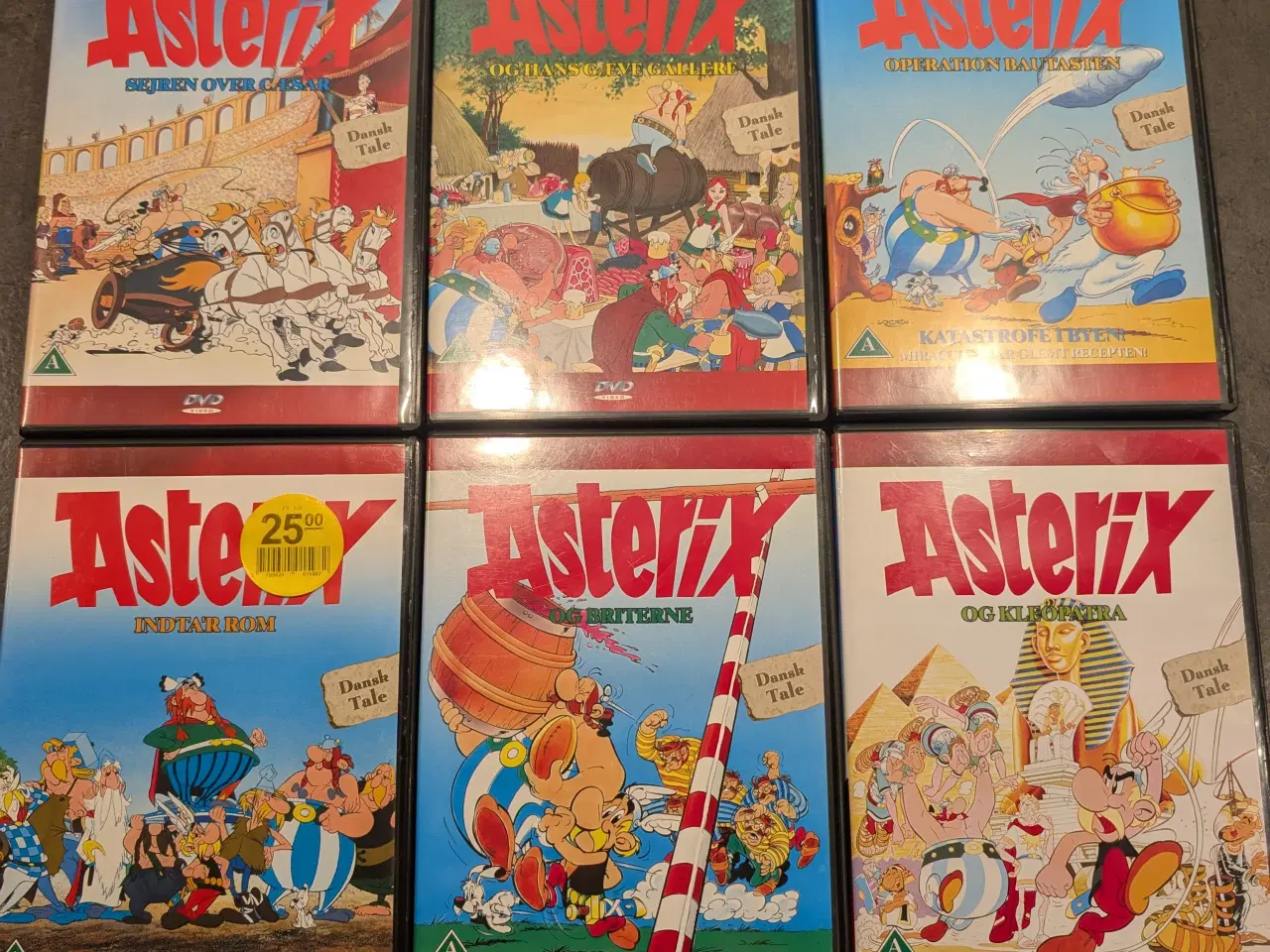 Billede 1 - Asterix DVD samling med seks film