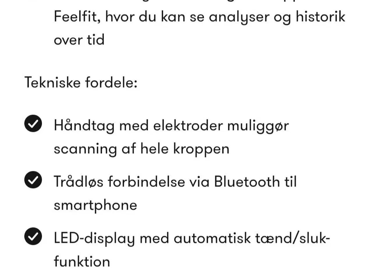 Billede 7 - Nordic badevægt med kropsanalyse, ny