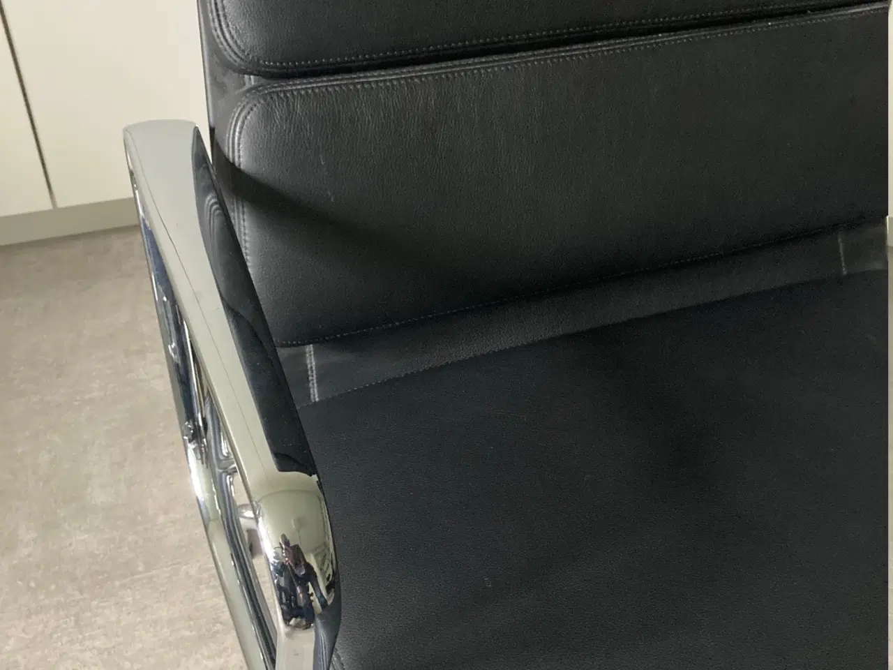 Billede 6 - Eames loungestol, model EA-222 Softpad