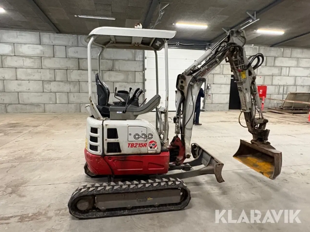 Billede 6 - Minigraver Takeuchi TB215R med 3 skovle