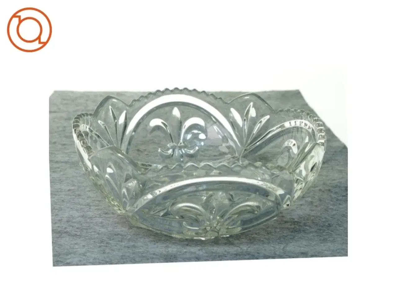 Billede 1 - Skål i krystal (str. 22 x 8 cm)