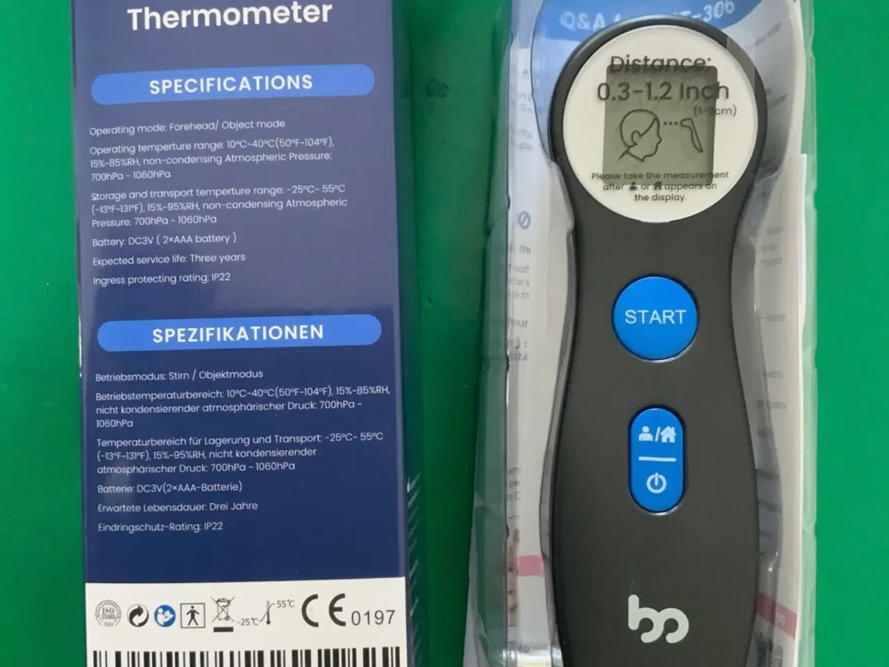 Billede 2 - Infrarød termometer Femometer DET-306