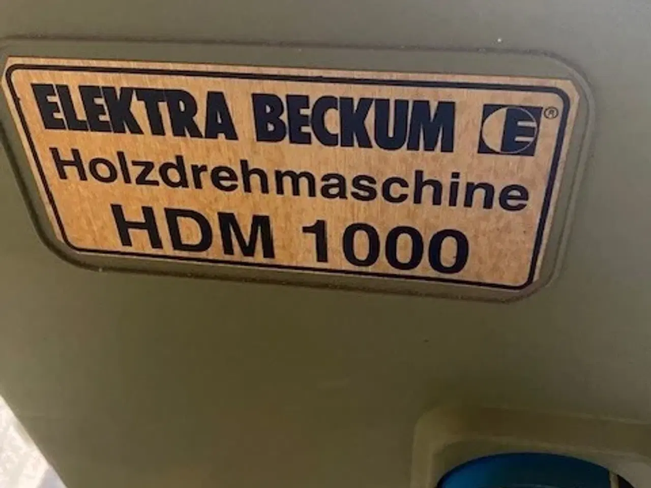 Billede 2 - Træ drejebænk Elektra Beckum HDM 1000