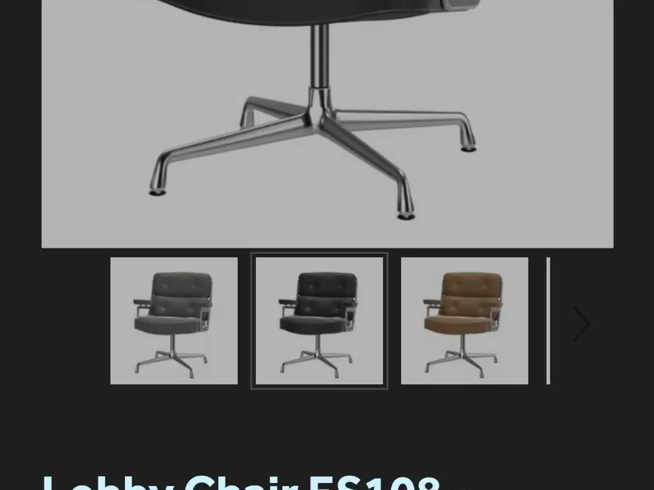 Billede 7 - Eames Lobby Chair ES 105 – original vintage