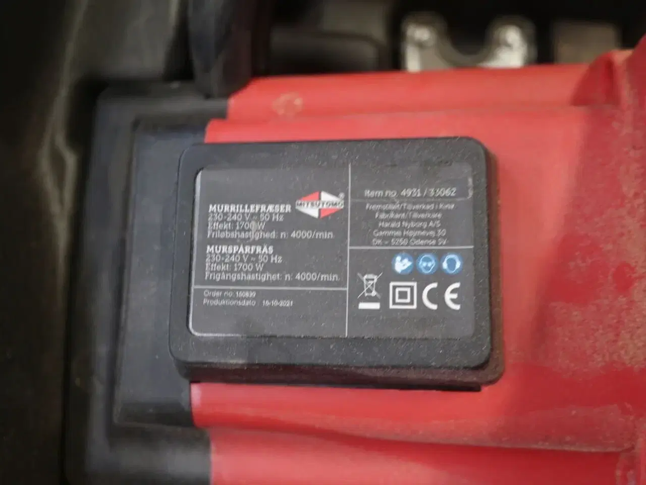Billede 3 - Murrillefræser MITSUTOMO