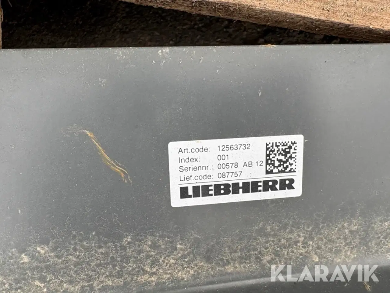 Billede 5 - Værktøjskasse til gravemaskine Liebherr