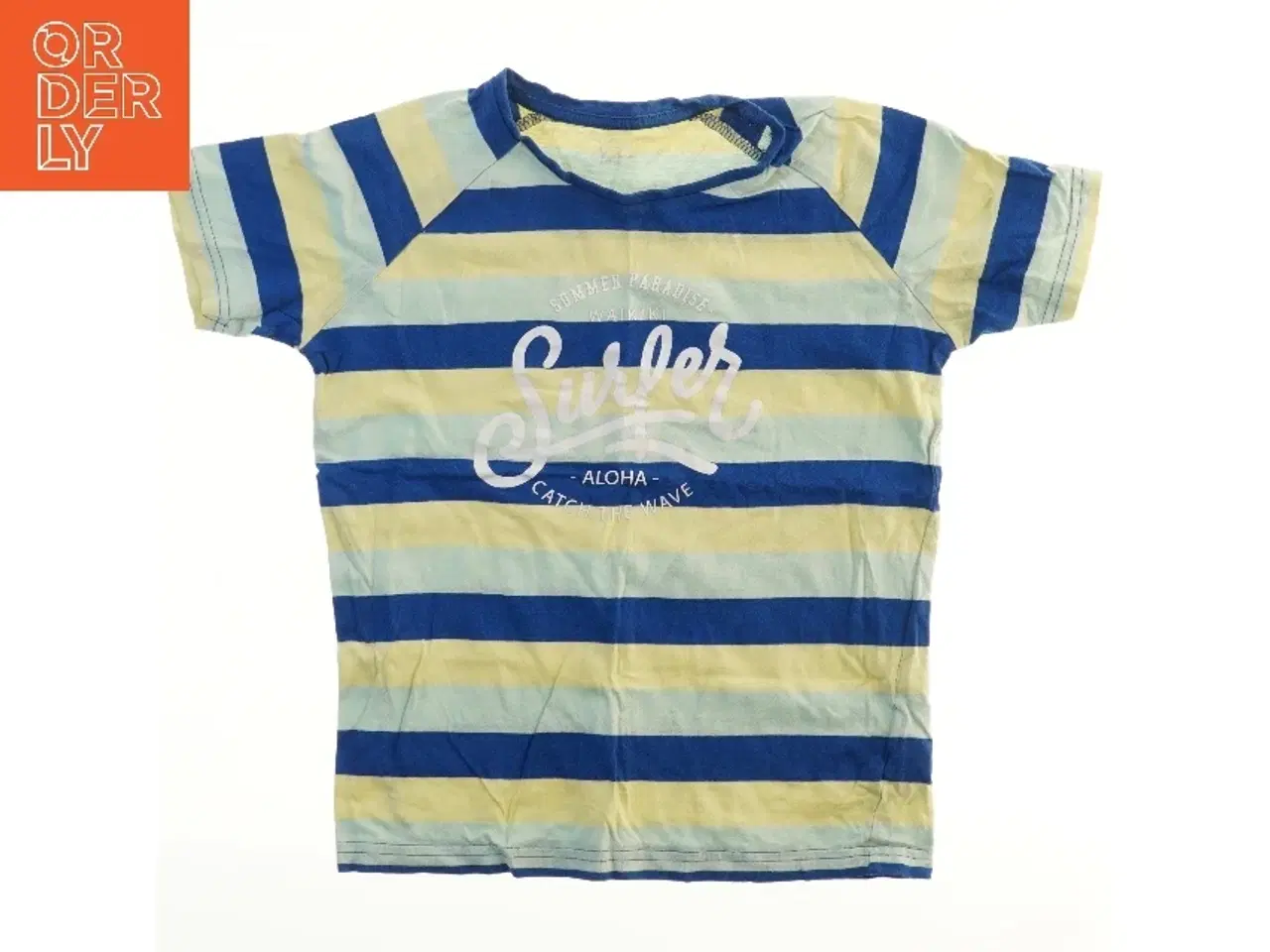 Billede 1 - Kortærmet bluse med striber fra VRS (str. 140)