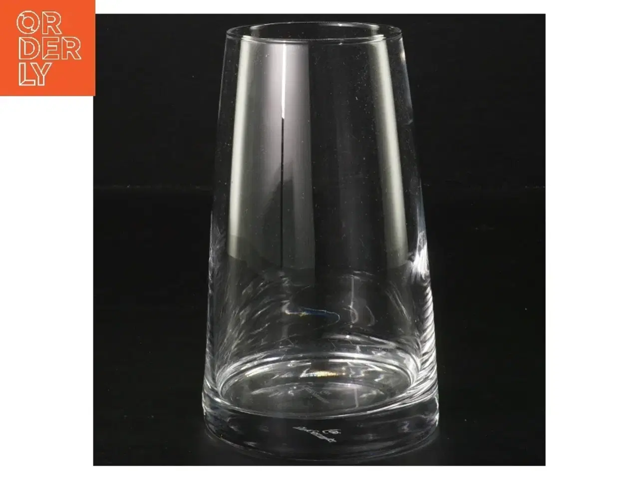 Billede 1 - Glasvase (str. Ø 6 cm længde 14 cm)