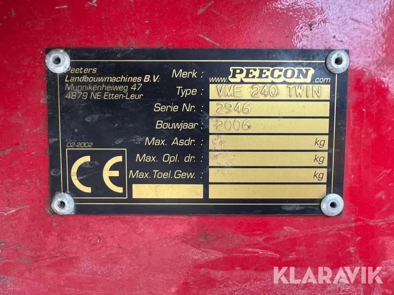 Billede 5 - Fodervogn Peecon VME 240 Twin