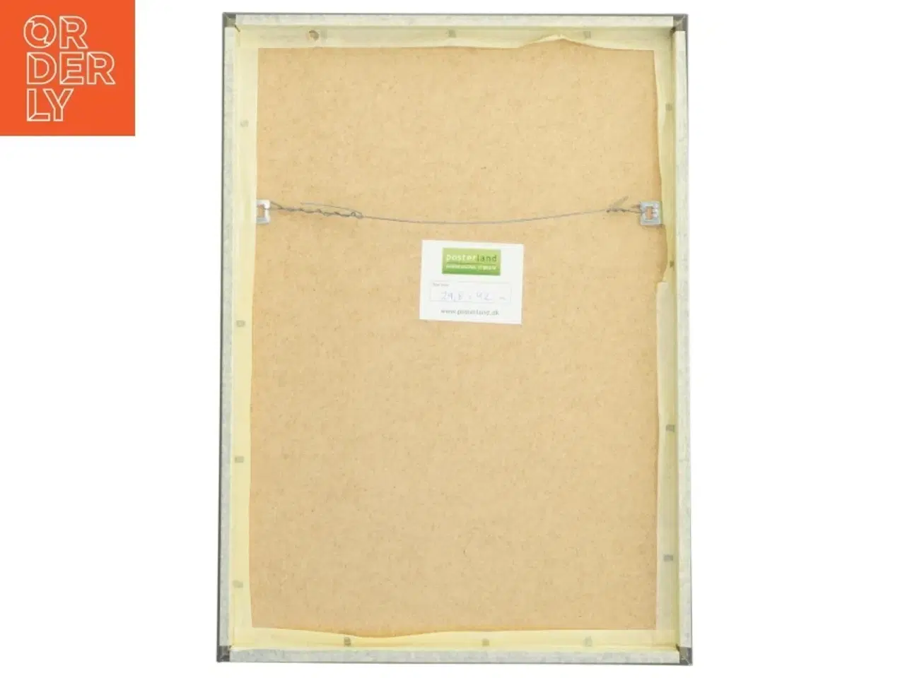 Billede 2 - Indrammet billede af vinterlandskab (str. 29,8x42 cm)