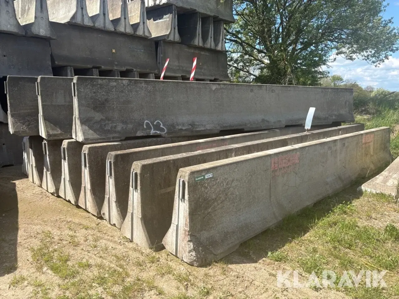 Billede 1 - Trafikværn Rebloc 100 10 styk - 80 meter