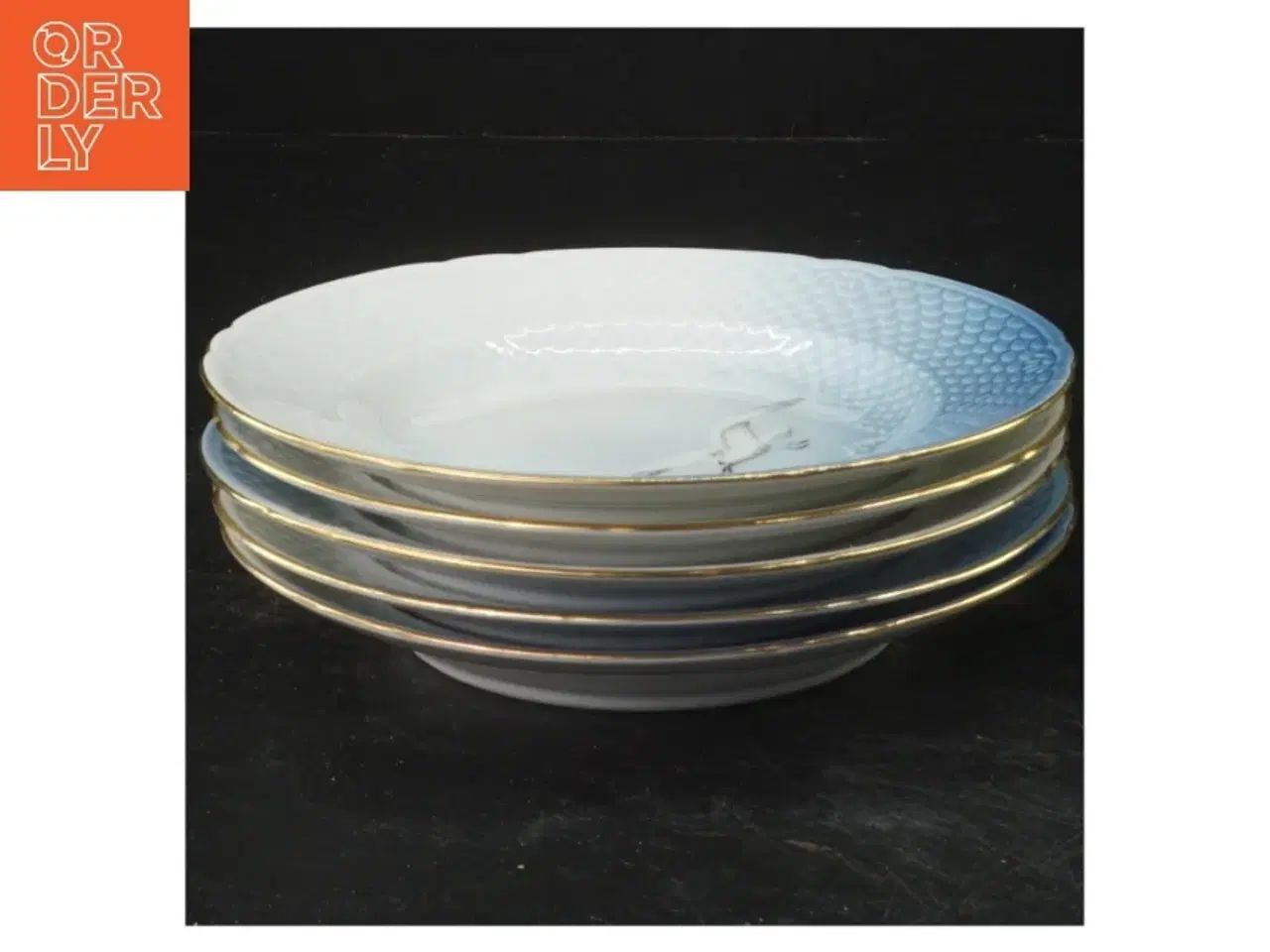 Billede 1 - Mågestellet 5 Porcelænstallerken med måge motiv fra Royal Copenhagen (str. Ø 16 cm)