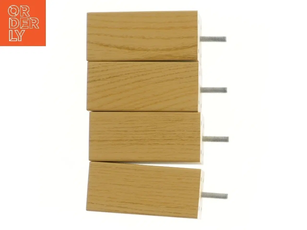 Billede 4 - Sæt af møbelben fra IKEA (str. 12,5x5,5x5,5 cm)