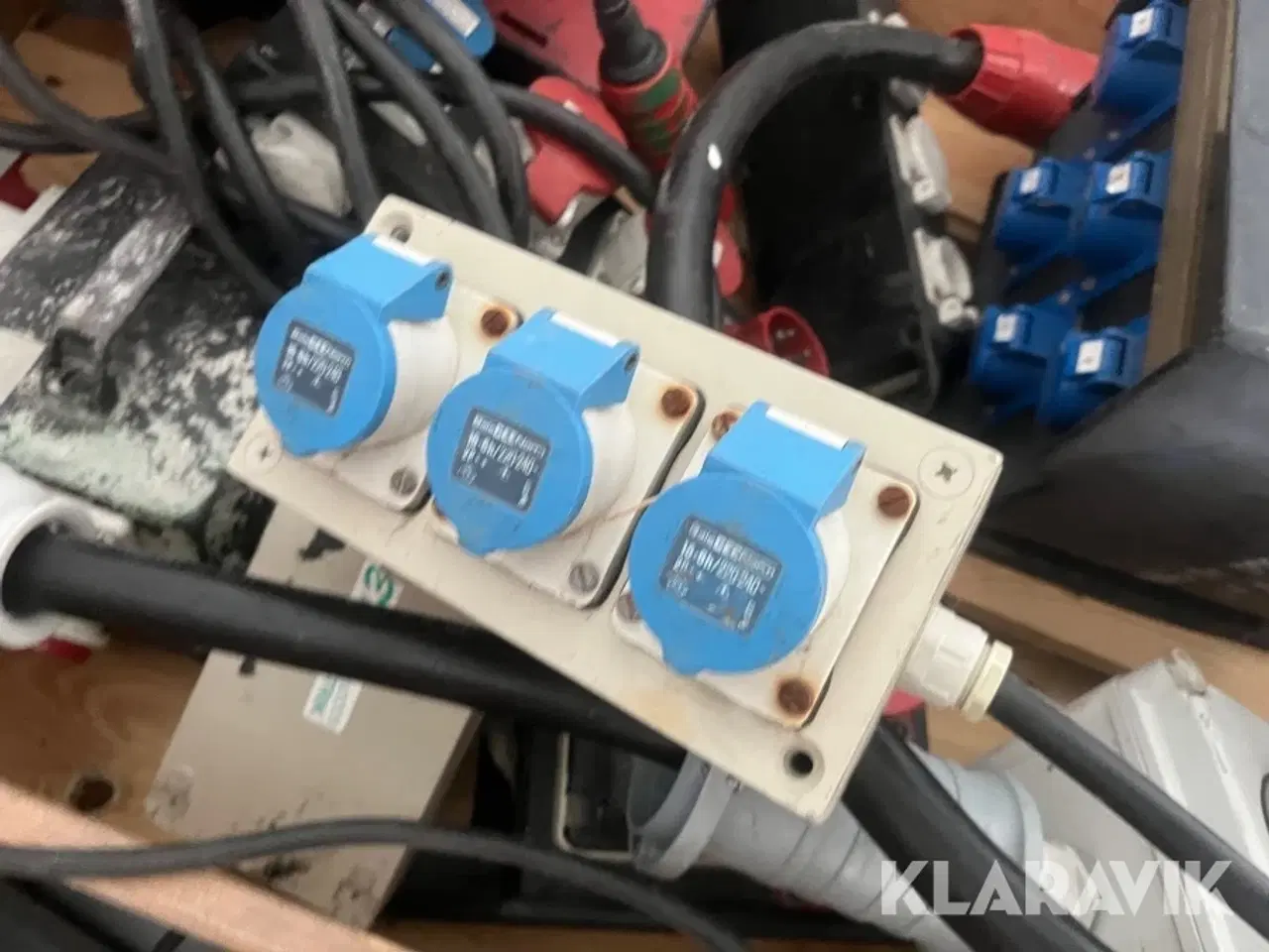 Billede 7 - Blandet el dele byggetavler samt lys rør