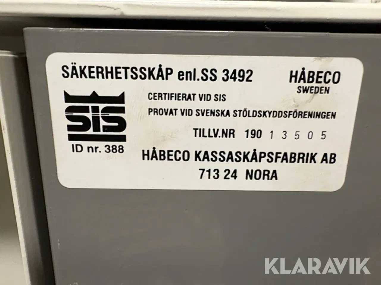 Billede 11 - Nøgleskab Håbeco howeni