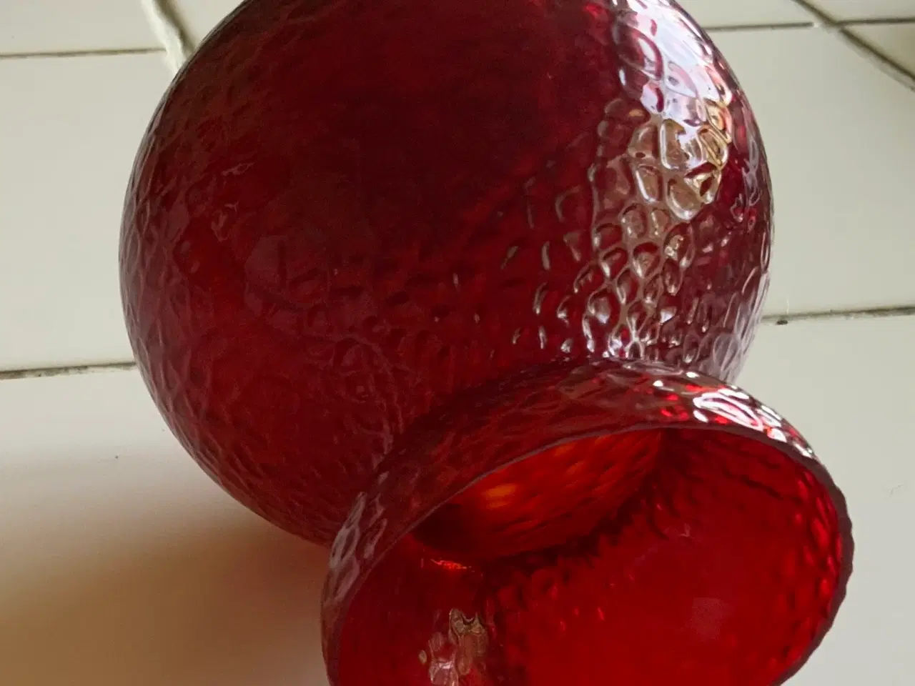 Billede 3 - Hyasintglas rødt Holmegaard
