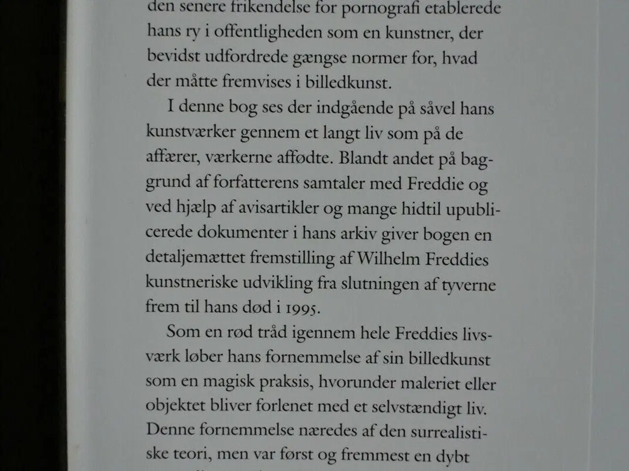 Billede 3 - wilhelm freddie, af rolf læssøe, emne: kunst og ku
