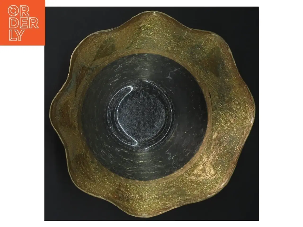Billede 3 - Dekorationsskål i glas (str. Ø. 20 cm)