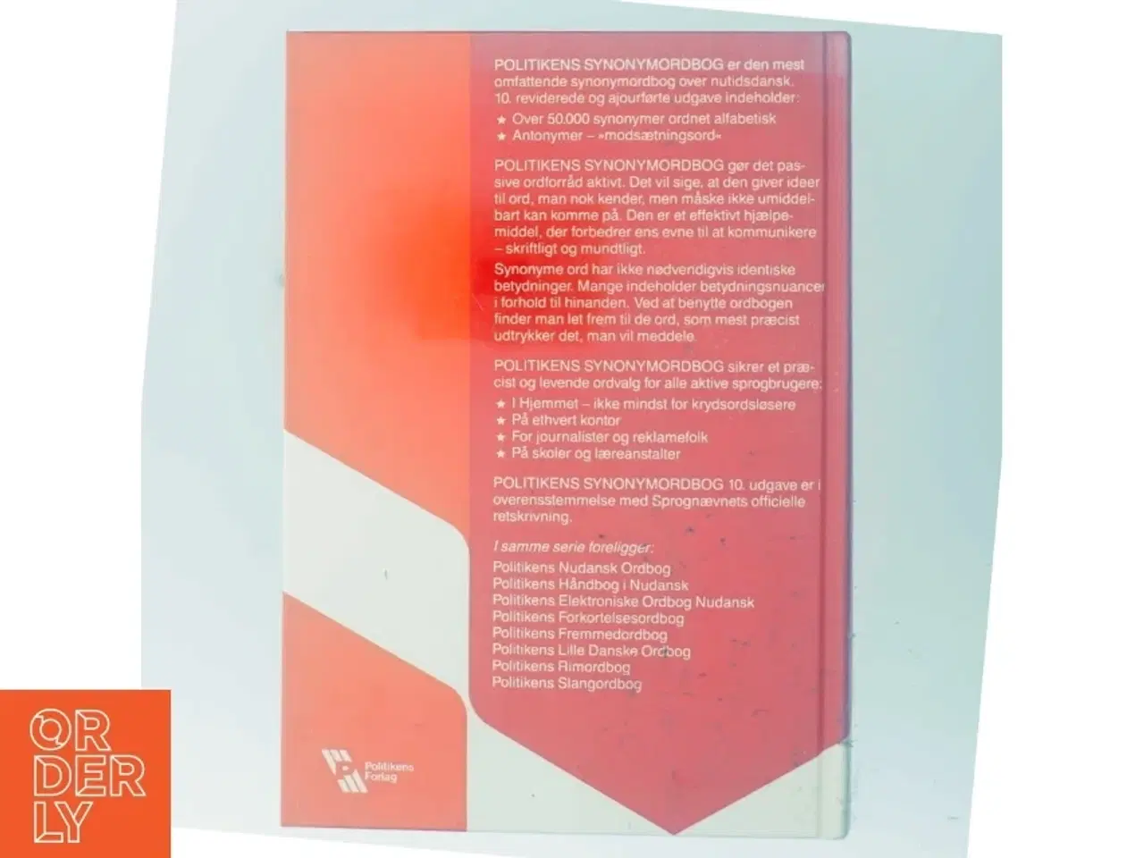 Billede 3 - Politikens Synonymordbog fra Politikens Forlag