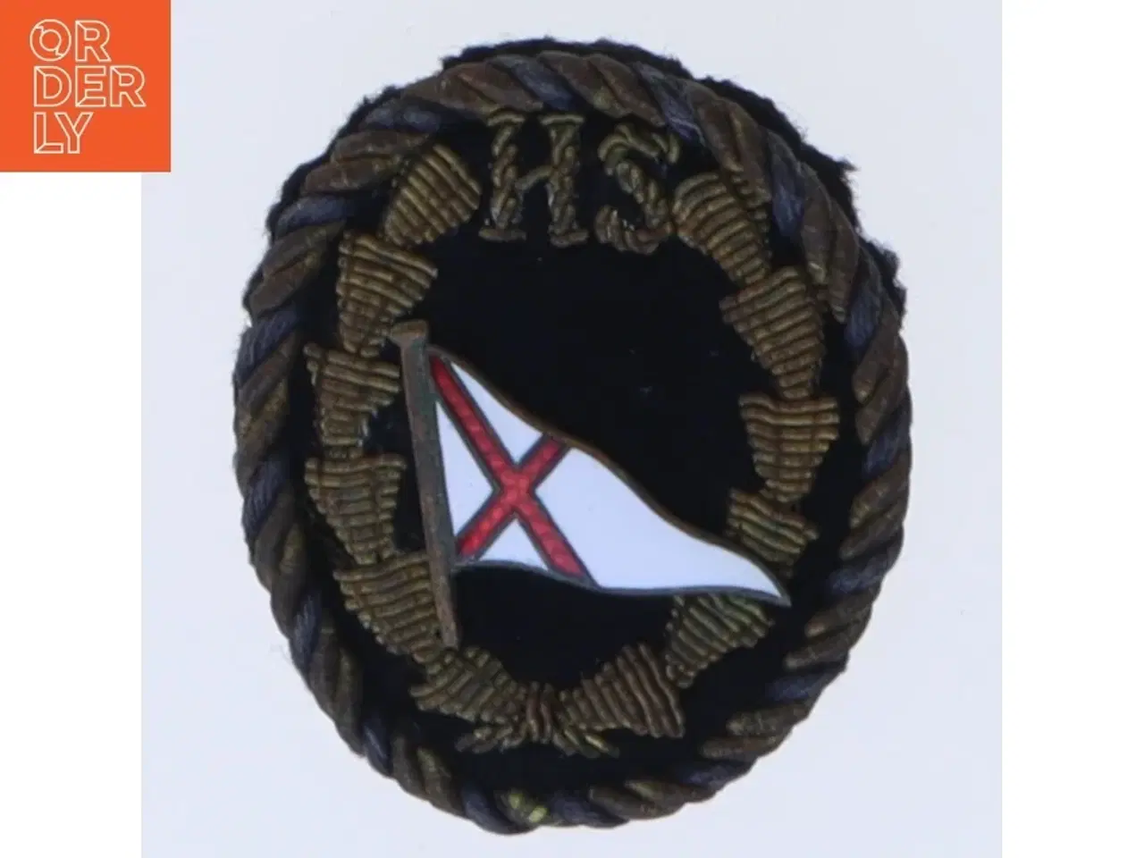 Billede 1 - Marinepin med flagmotiv (str. 4 cm)