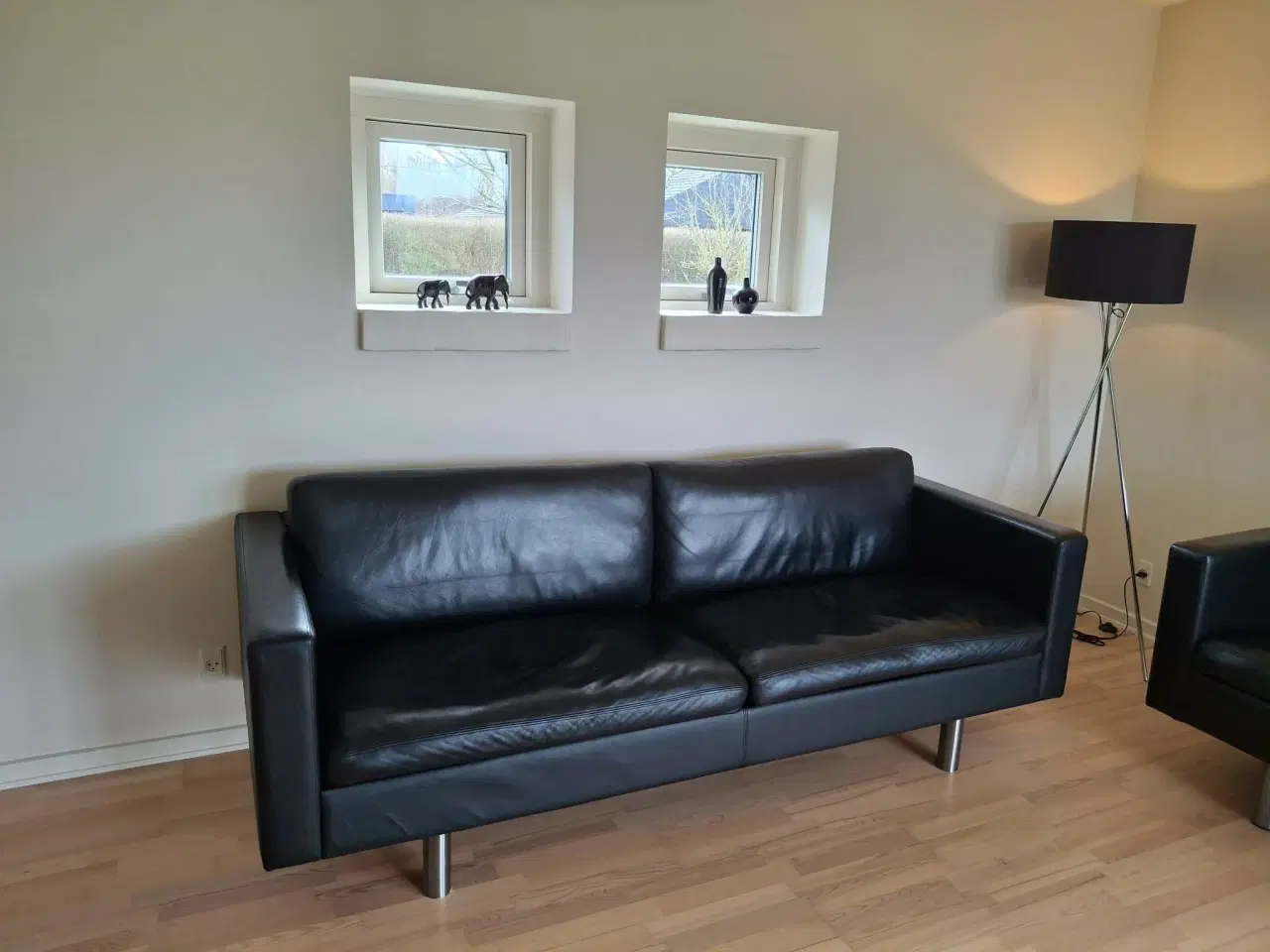Billede 1 - Velholdte lædersofaer 3+2 personers