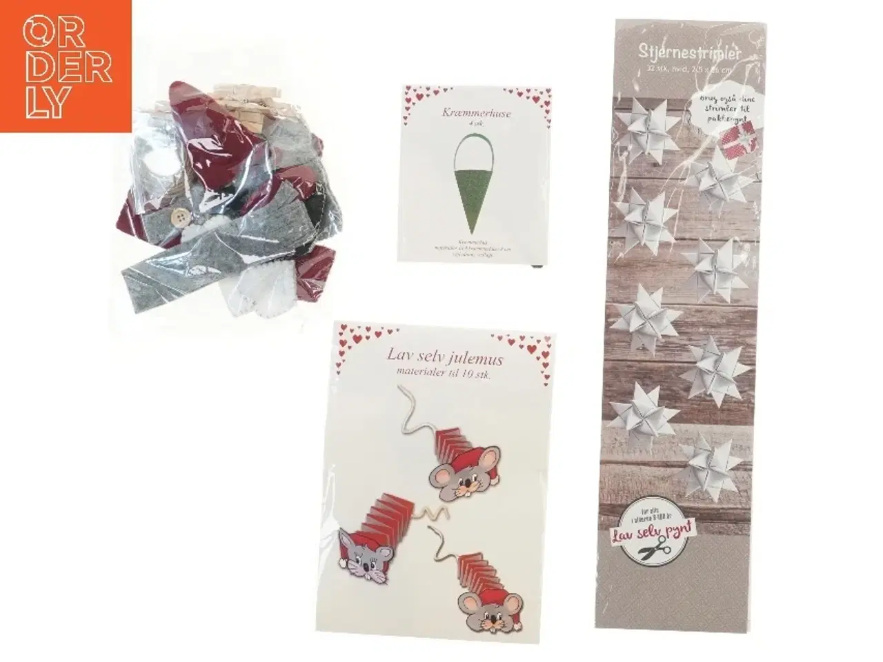 Billede 1 - Materialesæt til julepynt