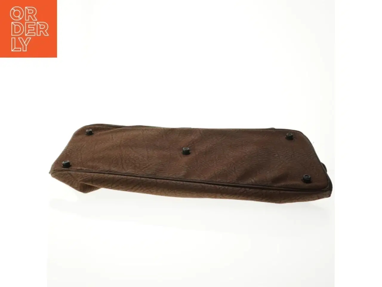 Billede 5 - Brun lædertaske fra Bolzo (str. 55 x 28 cm)