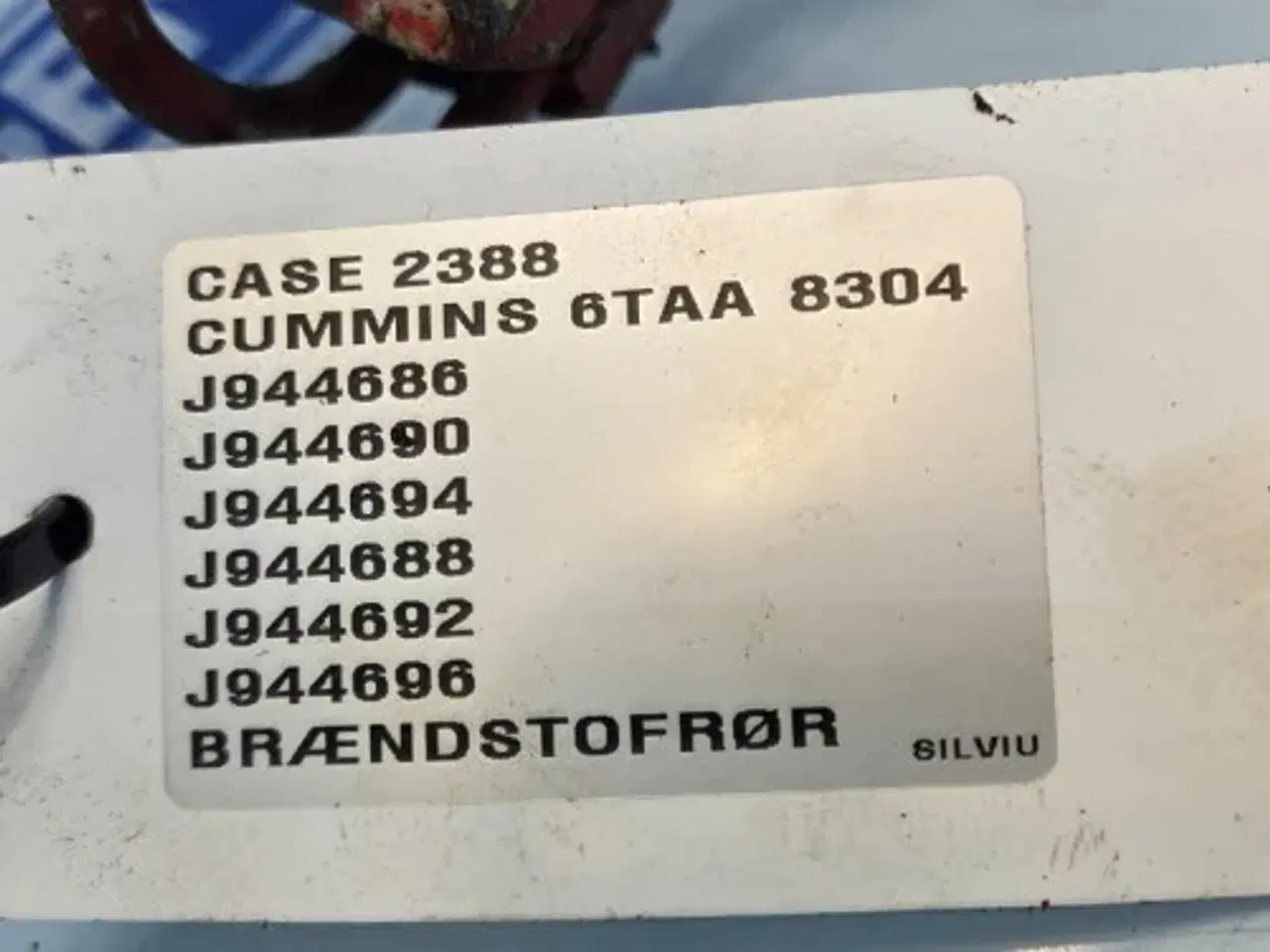 Billede 12 - Cummins 6TAA-8304 Brændstofrør Sæt J944686