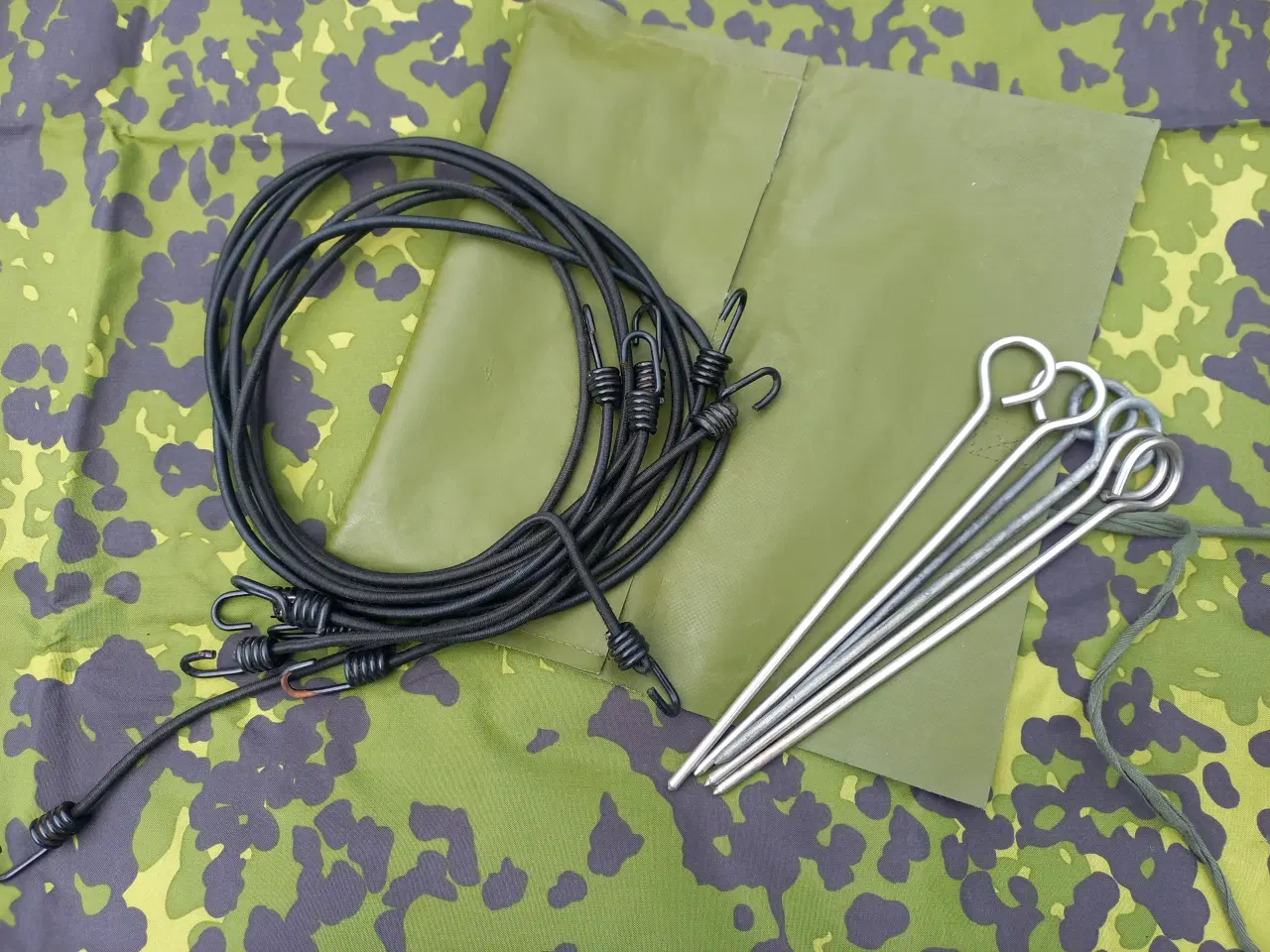 Billede 2 - Teltflage M/96 – Teltoprigningssæt - M/84  Militær