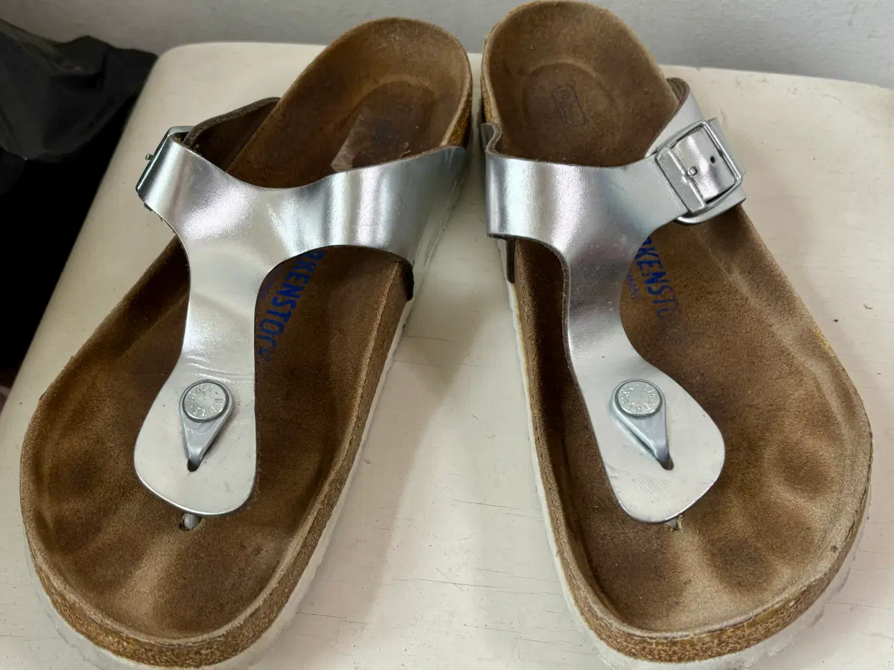 Billede 1 - Birkenstock, Gizeh sølv, str 41