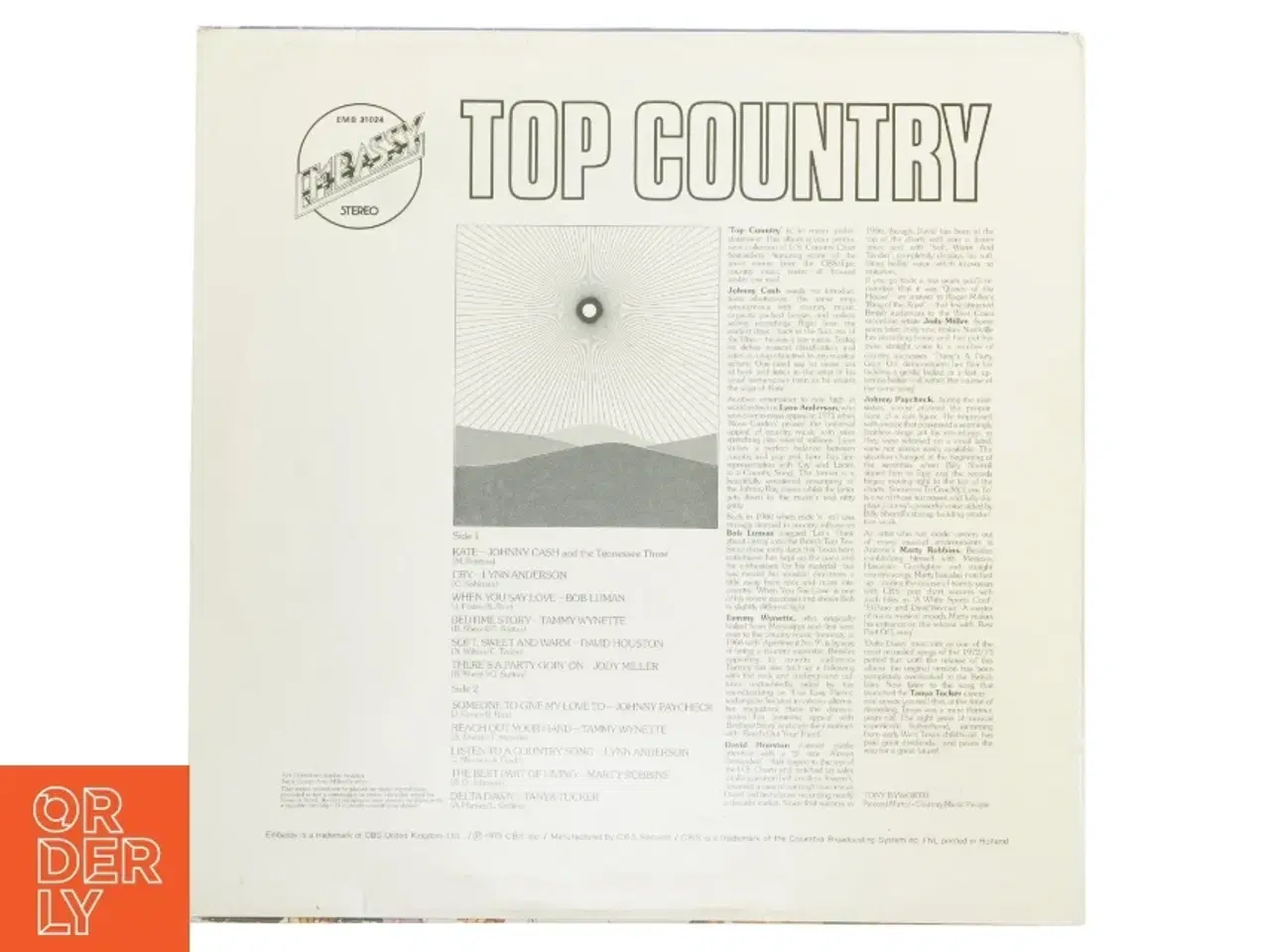 Billede 2 - Top Country LP fra Embassy