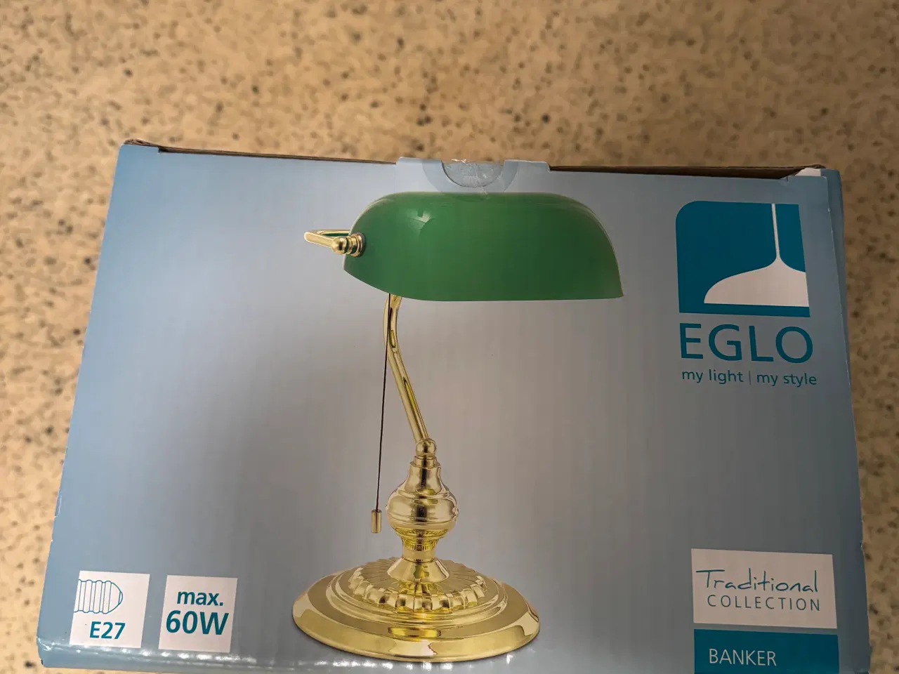 Billede 2 - Bordlampe Banker grøn - Eglo