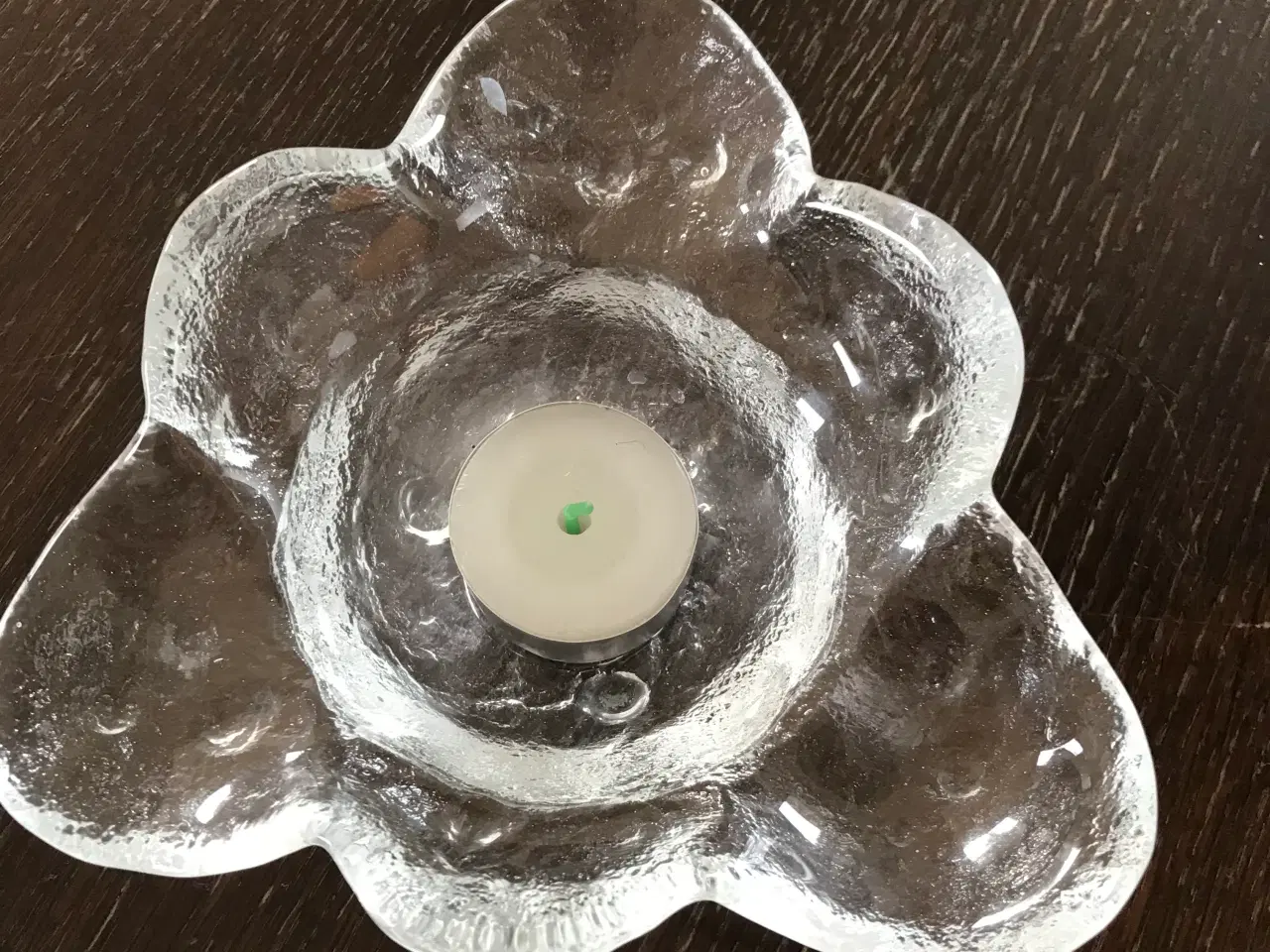 Billede 1 - Fyrfadslysestage i glas