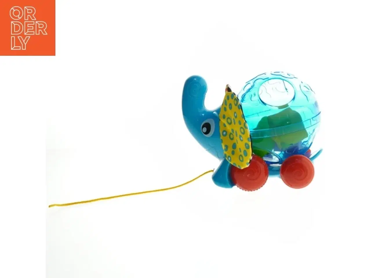 Billede 2 - Træklegetøj elefant (str. 16 x 22 cm)