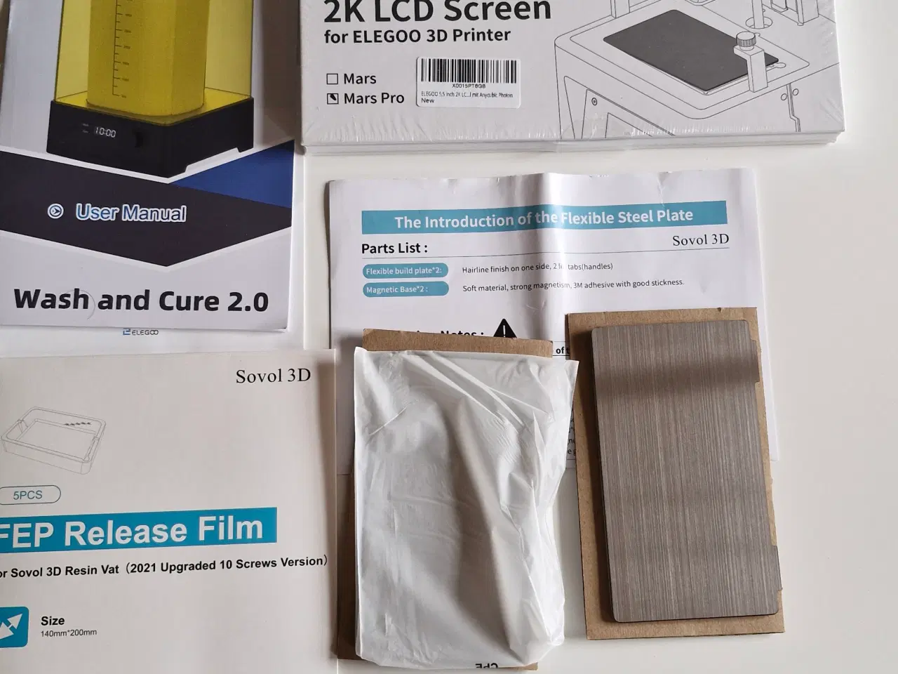 Billede 7 - Resin 3d-printer med rense- og UV-maskine + resin