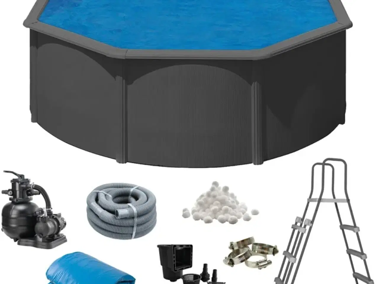 Billede 7 - Pool 1.2 x 4.6m stål helt ny