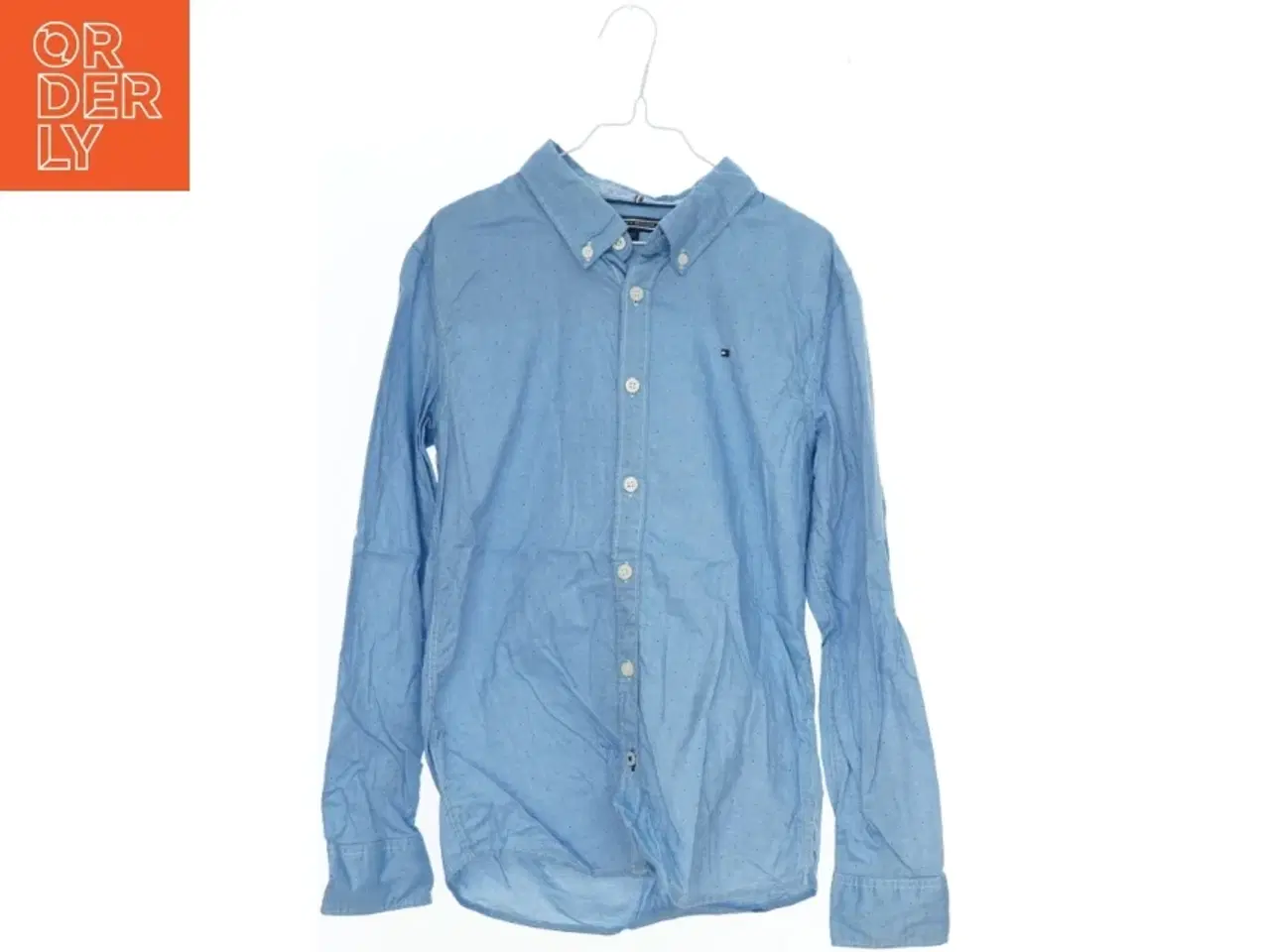 Billede 1 - Skjorte i lyseblå fra Tommy Hilfiger (str. 152)