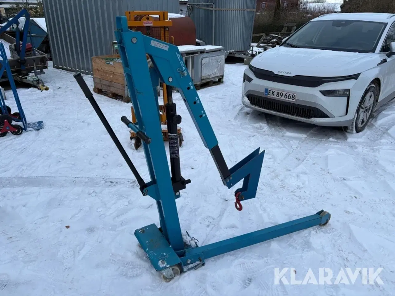 Billede 3 - Hydraulisk værkstedskran