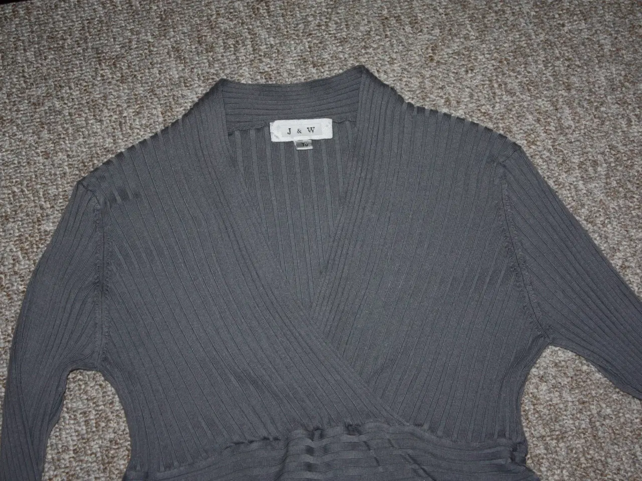 Billede 2 - J&W – Paris Ribbed Silk Sweater Tu str. S 80% silk