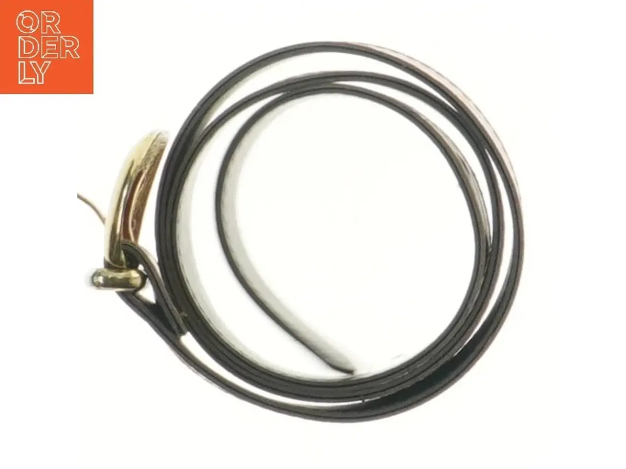 Billede 2 - Bælte med guldfarvet spænde (str. 89 cm)