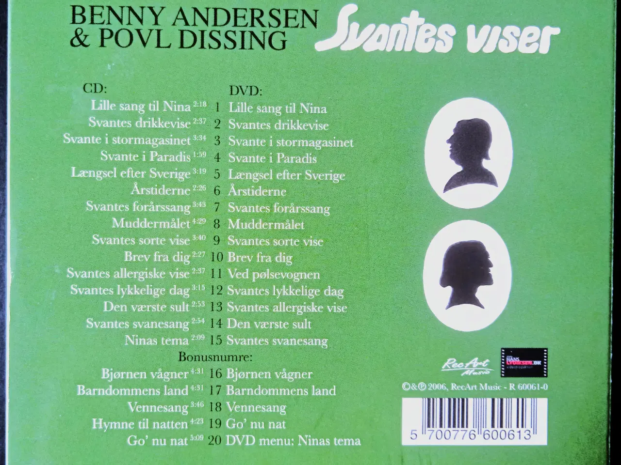 Billede 2 - Benny Andersen & Povl Dissing: Svantes viser