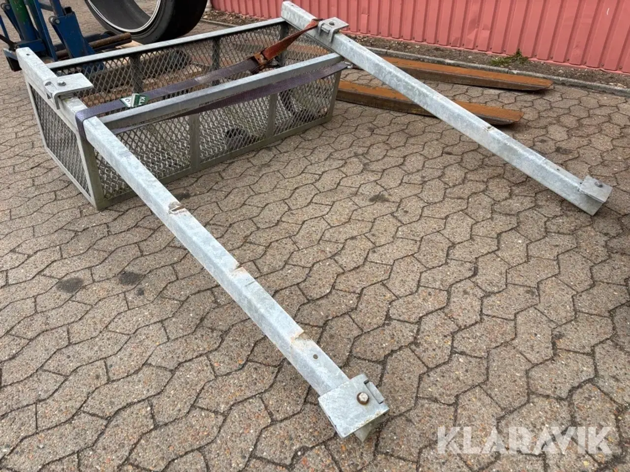 Billede 6 - Opbevaringskurv til under trailer - galvaniseret