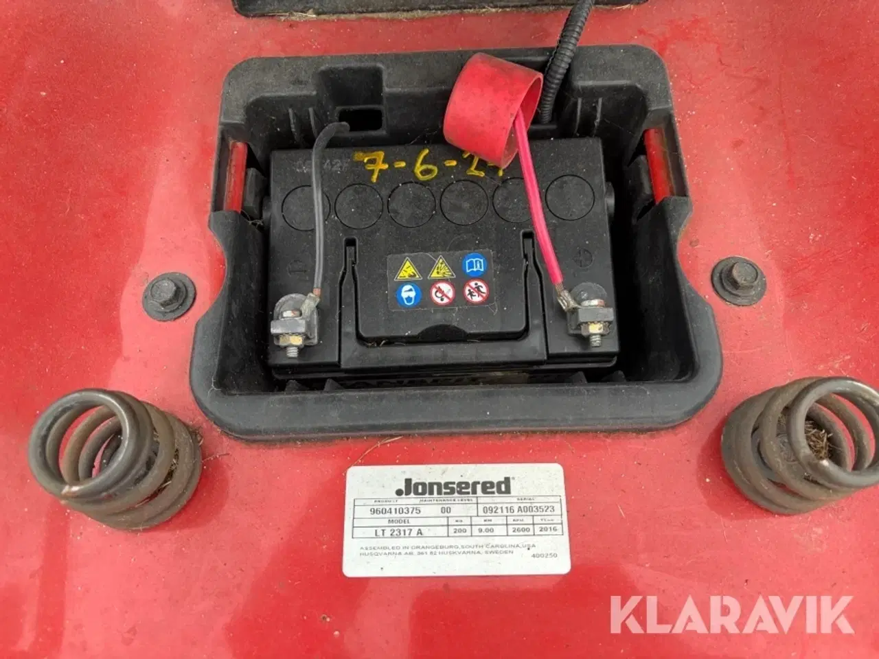 Billede 11 - Havetraktor og save Jonsered LT2317A