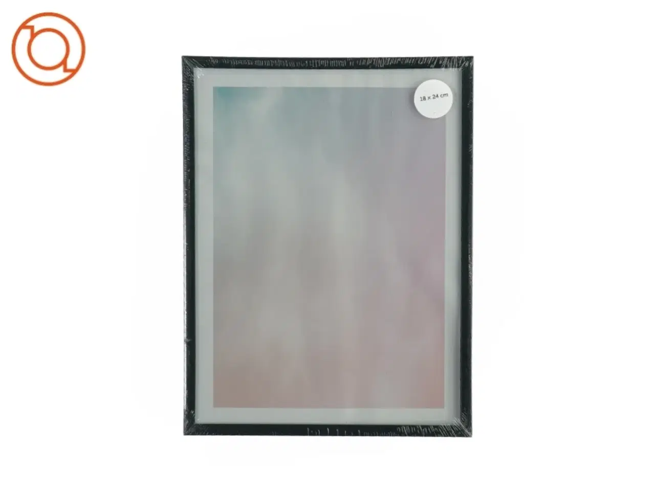 Billede 1 - Sort billedramme fra Ukendt (str. LB: 18x24 cm)