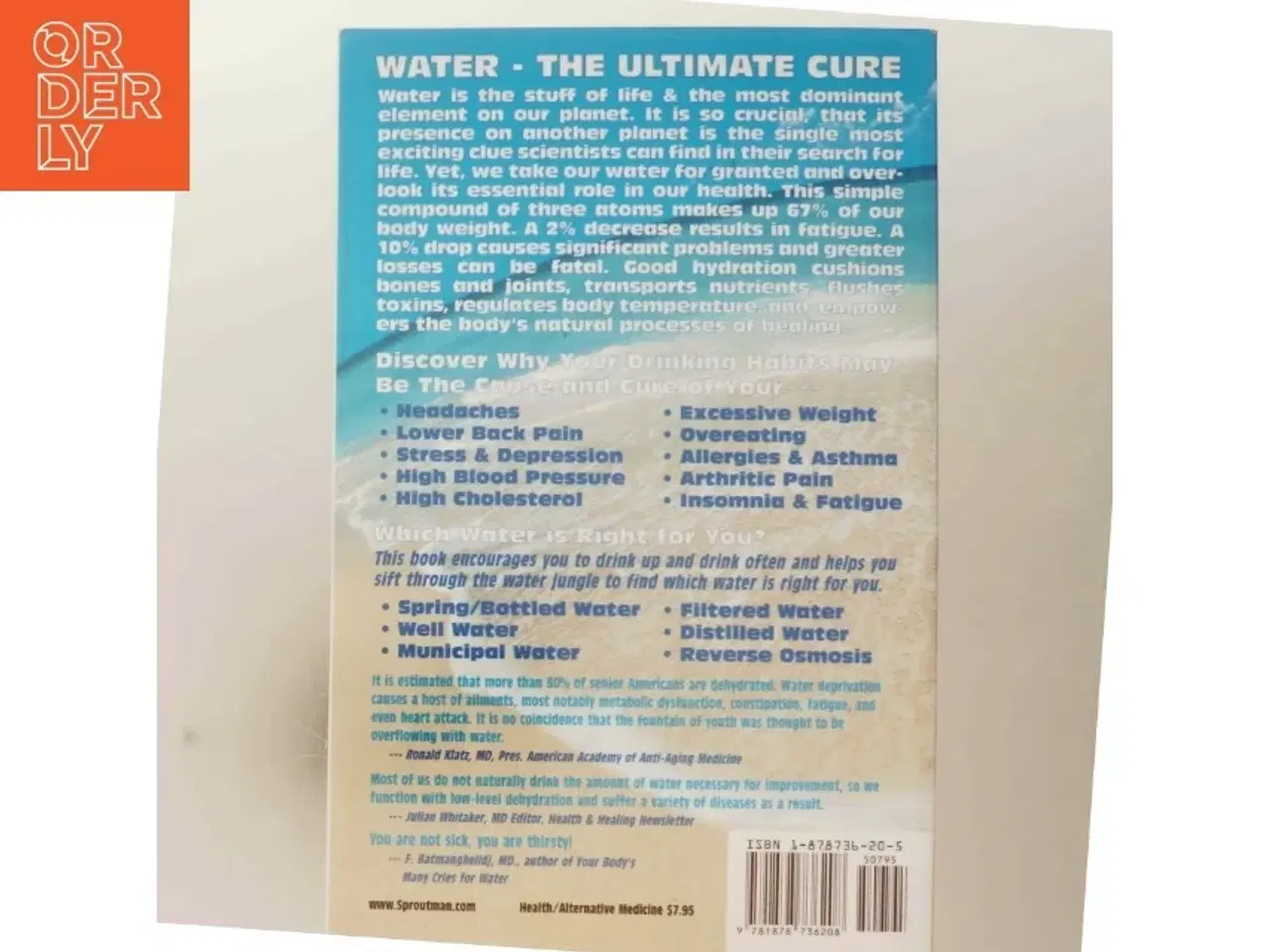 Billede 3 - Water - The Ultimate Cure af Steve Meyerowitz (Bog)