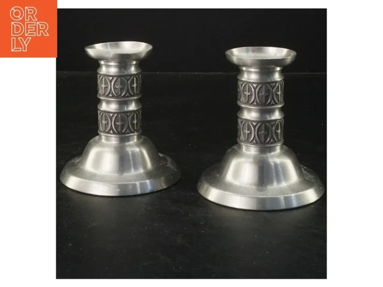 Billede 1 - Vintage tinlysestager