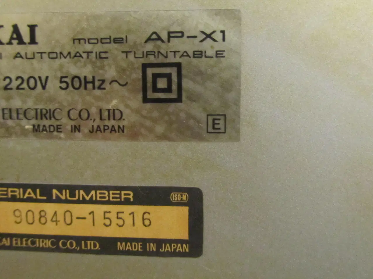 Billede 6 - AKAI AP-X1  SEMI-AUTOMATISK