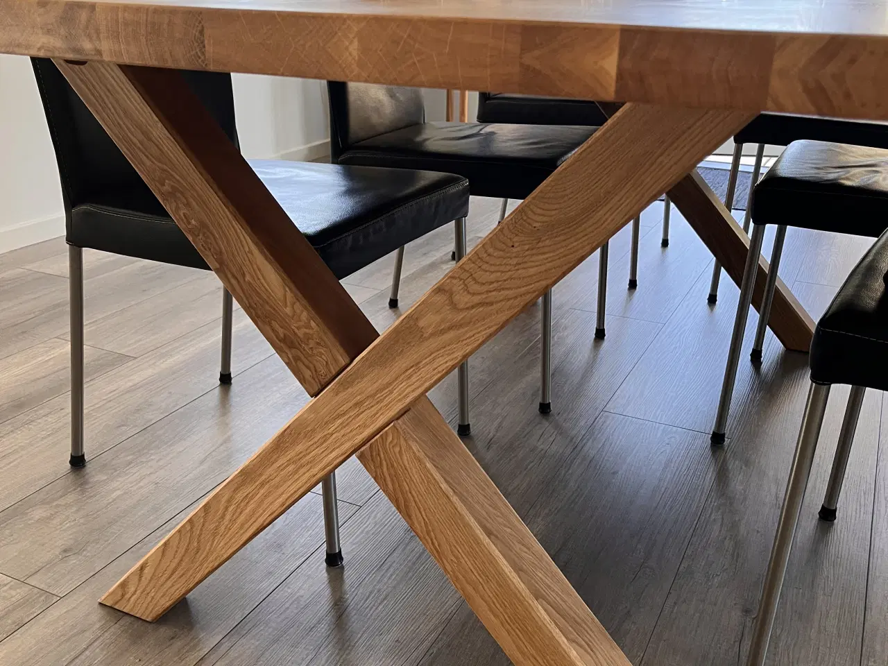 Billede 1 -  Gribskov olieret Egetræs spisebord