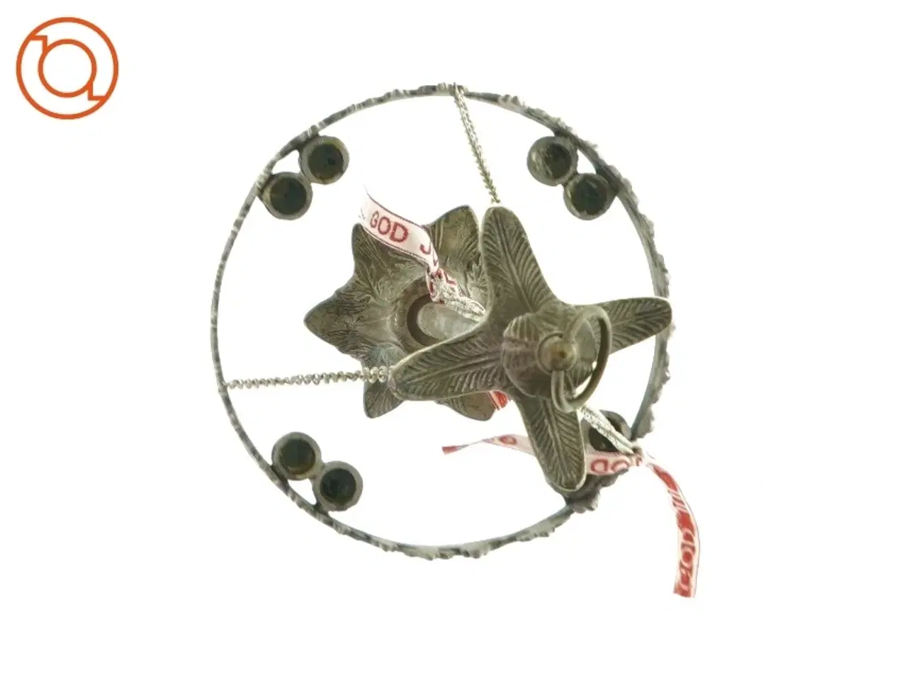 Billede 1 - Adventskrans Lysestage i metal